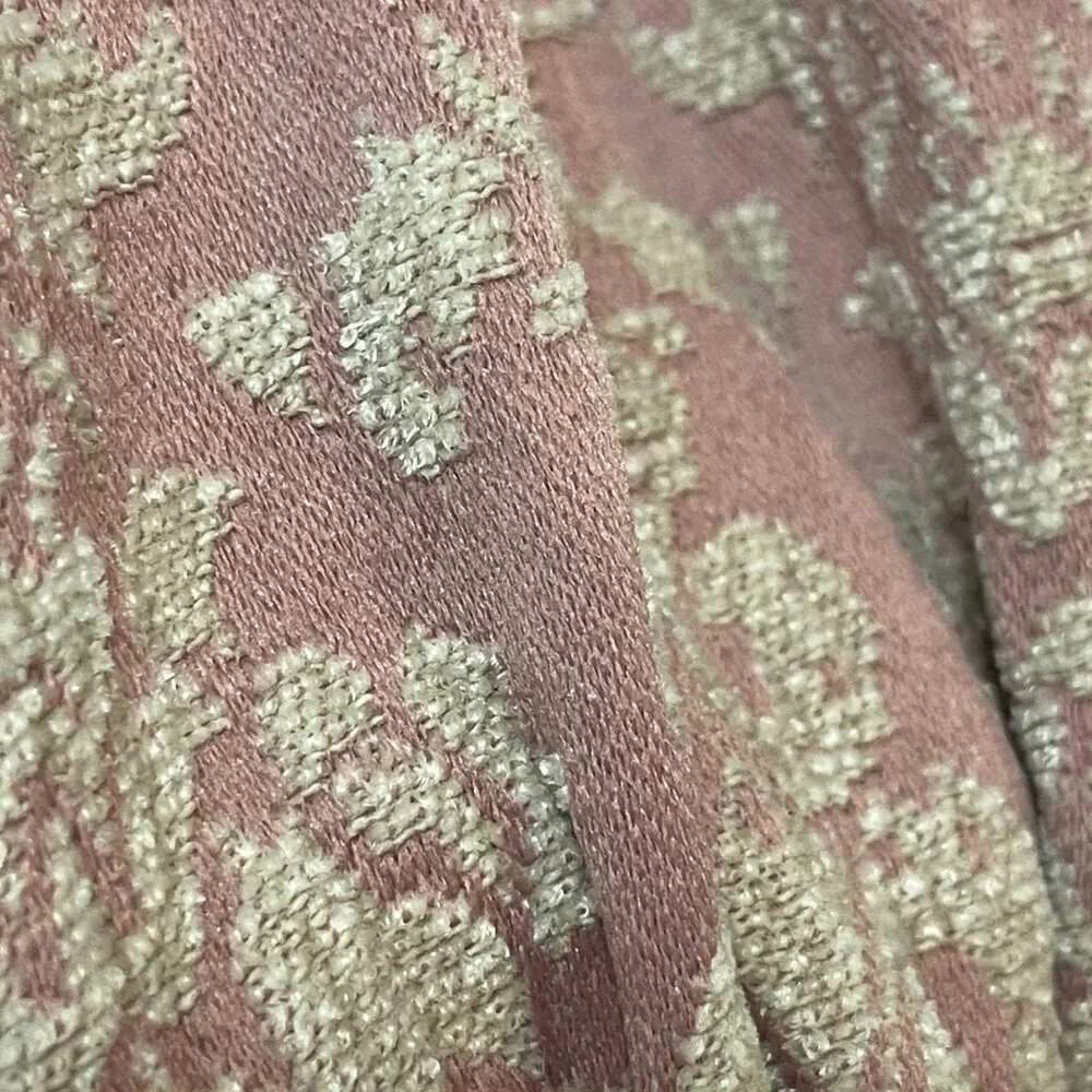 House Purse Day Bag Travel Bag Clay Pink White Damask Large Hobo Bag - Picture 12 of 14